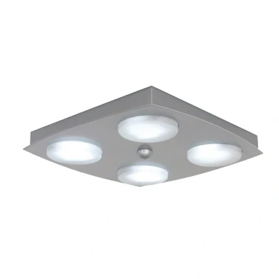 Image of Kyoto 4 Light Flush Ceiling Aluminum