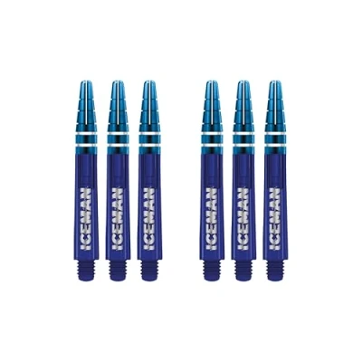 Image of RED DRAGON Gerwyn Price Nitrotech Blue with a Top Intermediate Dart shafts 2 sets per pack (6 in total)