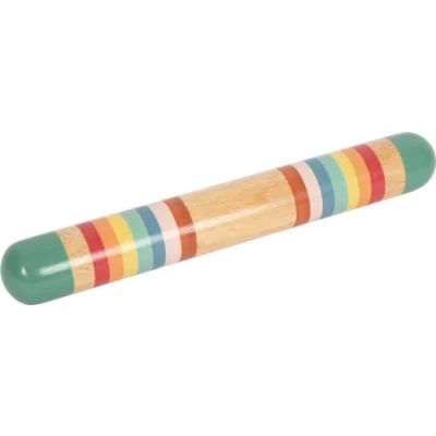 Image of small foot Rainmaker Safari Made of Wood, Rhythm Instrument &amp; Rattle for Children Aged 12+ Months, Sensory Toy, 12319, Multicolor