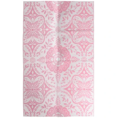 Image of vidaXL Outdoor Carpet ARAKIL Pink 190x290 cm PP