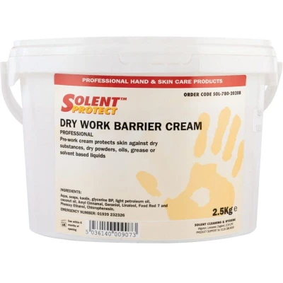 Image of Solent Cleaning Dry Work Barrier Cream, 2.5kg
