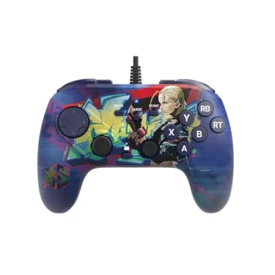 Image of HORI Fighting Commander OCTA (Street Fighter 6 Cammy Edition) for Windows PC Tournament Grade Wired Fightpad Officially Licensed by Capcom
