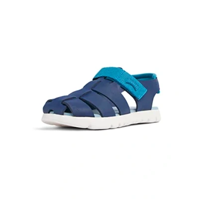 Image of Camper Oruga Sandals for kids, Size: 11K, Dark blue Leather