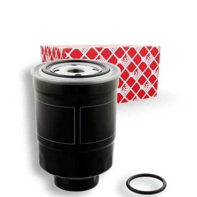Image of 14114630, 14712720, 50442758 Fuel Filter FEBI BILSTEIN 47460 Spin on with seal ring MITSUBISHI: L200 / Triton IV Pickup, Pajero Sport 1 SUV