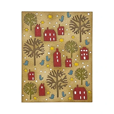 Image of Sizzix Thinlits Die Countryside by Tim Holtz, 665558, Multicolor, One Size