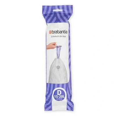 Image of Brabantia Perfectfit Bags Size D 15 20 Litre Bag Roll