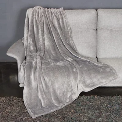 Image of Kanguru Plaid Fluffi Loft Fleece Blanket with Fur Effect