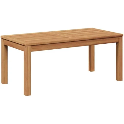 Image of vidaXL Garden Table Brown 95 x 45 40 cm Solid teak wood