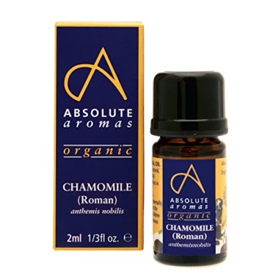 Image of Absolute Aromas Organic Chamomile Essential Oil 2ml 100% Pure, Natural, Undiluted, Vegan and Cruelty Free for use in a Diffuser Aromatherapy Blends