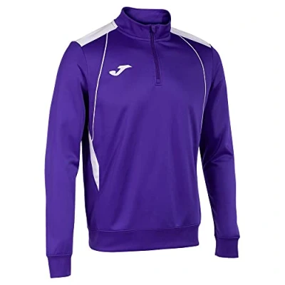 Image of Joma Men&#039;s Championship VII Sweatshirt, Purple, White, 8 9 años