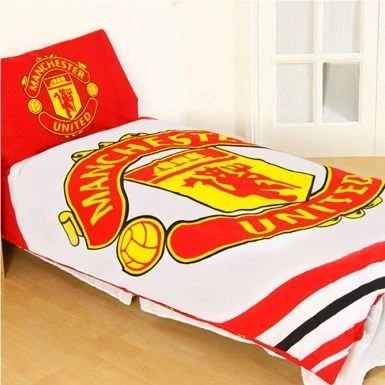 Image of Manchester United Official Reversible Single Duvet Cover Set