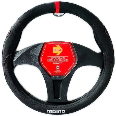 Image of Momo swc014br Steering Wheel Cover