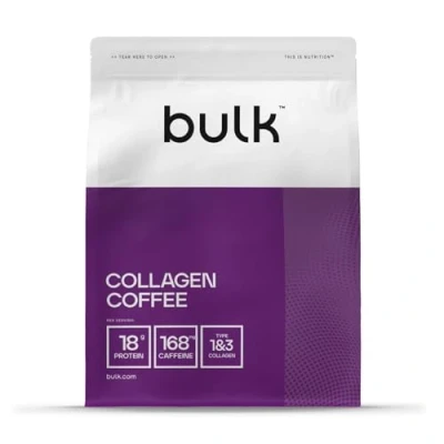 Image of Bulk Collagen Coffee, High Protein, Black, Packaging May Vary, 500 g