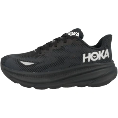 Image of HOKA Clifton 9 GTX Neutral running shoes, Women&#039;s, Size: 3.5, Black Textile/synthetics