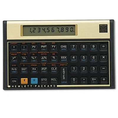 Image of Hewlett Packard [HP] Calculator Financial Battery power 10 Digit over 120 Functions Ref HP12C