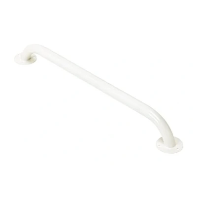 Image of HOMECRAFT Steel Ringwood Grab Bar, Safety Rail and Mobility Aid for Bathroom Shower, Elderly, Handicapped Disabled User Support, Indoor Outdoor Attachment , 61cm