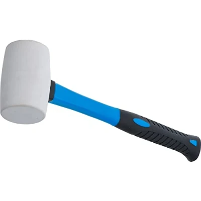 Image of BGS 1965 Rubber Mallet Fibreglas Shaft white Head Ø 48 mm 250 g