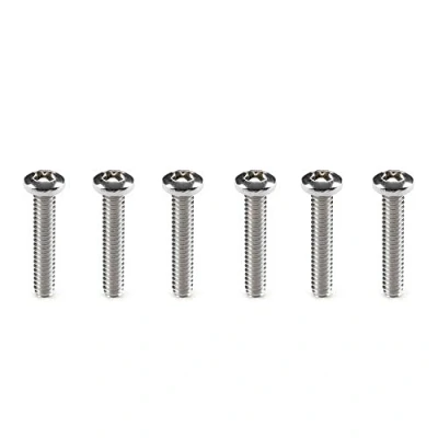 Image of Musiclily Pro #4 40X5/8&quot; Stainless Steel Saddle Intonation Screws for American Strat Style Electric Guitar Tremolo Bridge(Set of 6)