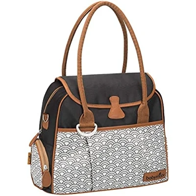 Image of Babymoov Style Baby Changing Bag (Dotwork Black)