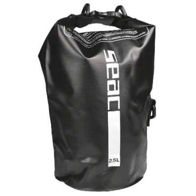 Image of Seac Dry Bag for Diving, Fishing, Boating and Outdoor Activities, 2,5 lt, black