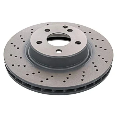 Image of 2304210412, 230421041264, A2304210412, A230421041264 Brake disc FEBI BILSTEIN 43989 MERCEDES BENZ: SL Convertible