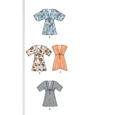 Image of New Look UN6575ANew Pattern 6575 Misses&#039; TunicsA (XS S M L XL), Paper, White