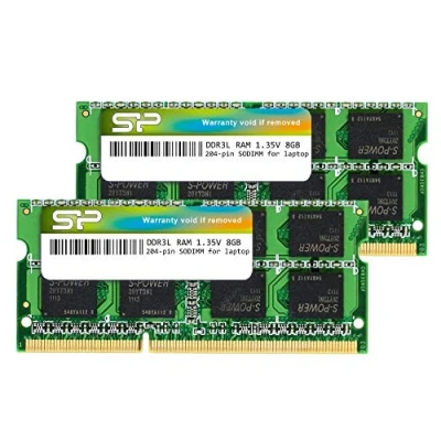 Image of Silicon Power 16GB (2 x 8GB) DDR3 1600MHz (PC3 12800) 240 pin CL11 1.35V SODIMM Laptop Memory Module Low Voltage and Saving