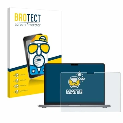 Image of brotect Screen Protector Anti Glare compatible with Apple MacBook Pro 14&quot; 2021 Matte, Fingerprint Protection Film