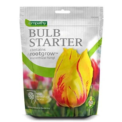 Image of Thompson &amp; Morgan Empathy Bulb Starter Pack Bulbs Treatment Containing Vermiculite, Seaweed meal Rootgrow, Stimulates Rootgrowth Flower Development, 1 x 500g
