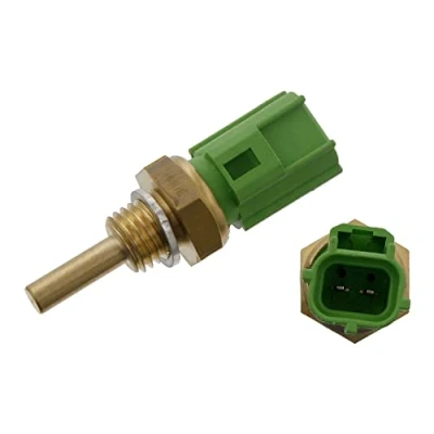Image of 8942235010 Coolant Temperature Sensor FEBI BILSTEIN 34672 green with seal ring TOYOTA: Land Cruiser Prado 120, Corolla Verso, Yaris I Hatchback