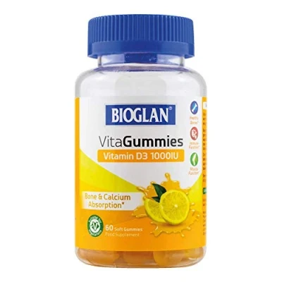 Image of Bioglan Vitamin D3 1000Iu Vitagummies 60 Soft Gummies