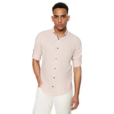 Image of Trendyol Man Menswear Regular Basic Crew Neck Knit T Shirt Brown