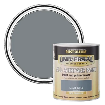 Image of Rust Oleum Universal Gloss Slate Grey 750ml AMZ0117