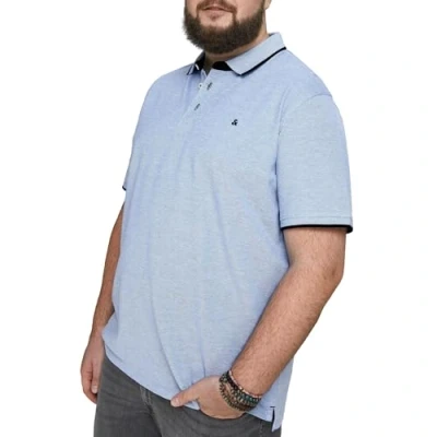 Image of Jack &amp; Jones Jjepaulos Polo shirt, Men&#039;s, Size: 4XL, Bright cobalt