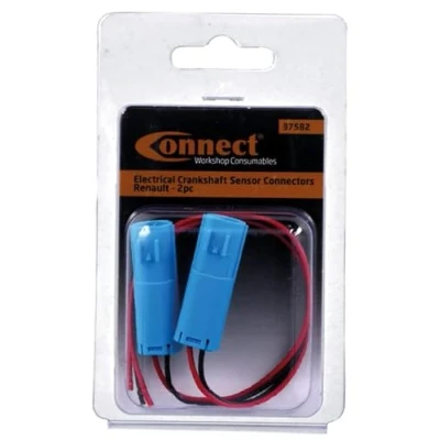 Image of Connect 37582 Electrical Crankshaft Sensor Connectors 2pc Compatible with Renault
