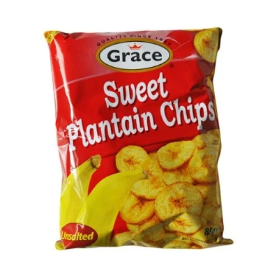 Image of Grace Sweet Plantain Chips 12 x 85g Bags