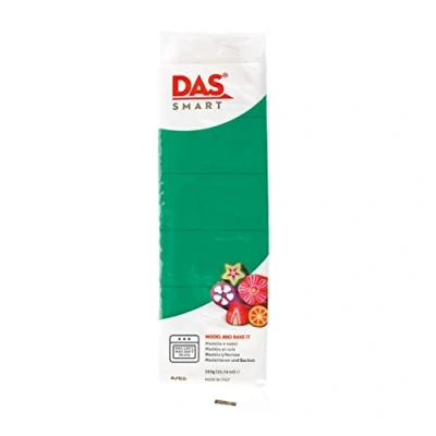 Image of DAS Smart Oven Bake Modelling 350g Clay, Emerald Green, Ideal for Professionals and Hobbyists