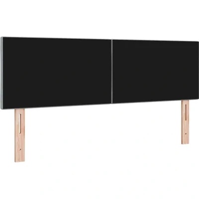 Image of vidaXL Headboard Diamond Blocks Design Light Grey 140 cm Fabric