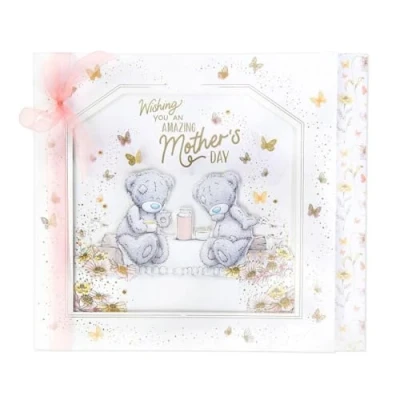 Image of Luxury Handmade Me to You Mother&#039;s Day Card With Keepsake Box, Tatty Teddy Bears Sharing Picnic Official Collection 12 x 14 inches