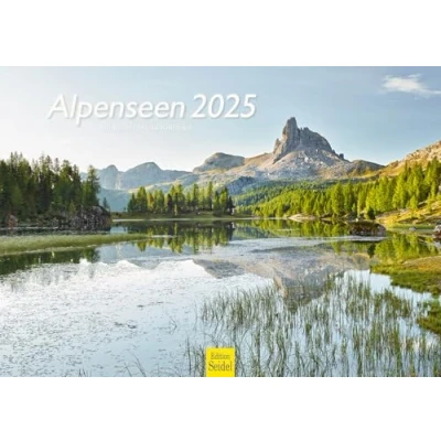 Image of Edition Seidel Premium Calendar Alpine Lakes 2025 Format DIN A3 Wall Europe Germany France Italy Austria Switzerland Alps Nature Rainer Mirau