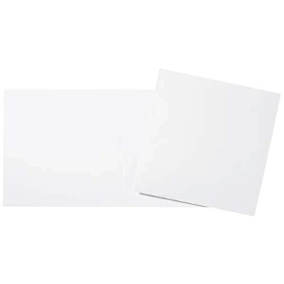 Image of Craft UK 2043 Premium 40, 300 GSM 6x6 Card &amp; Envelopes, White