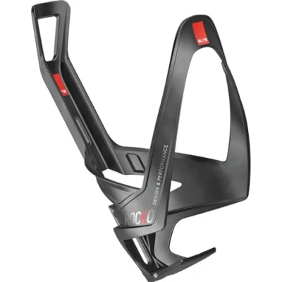 Image of ELITE Rocko carbon bottle cage matt black/red