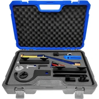 Image of ZKTOOL 14PC Engine Camshaft Alignment Timing Tool Kit Fit for Land Rover Range Sport Jaguar Discovry 4 V8 5.0 L V6 3.0L Cylinder Engine. with Fuel Pump and Two Injector.