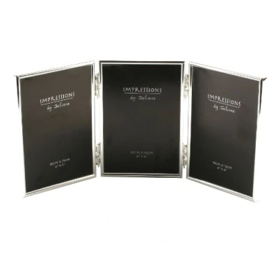 Image of Triple Silver Plated Photo Frame