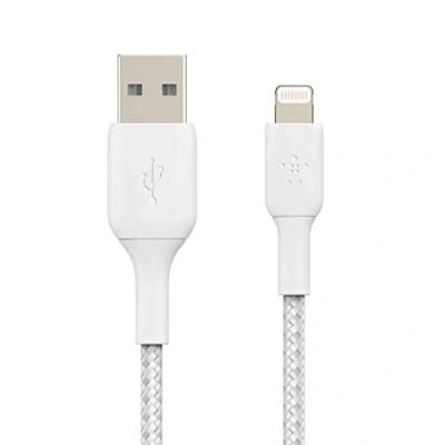 Image of Belkin Boost Charge Lightning Braided Cable 0,15 Meter White