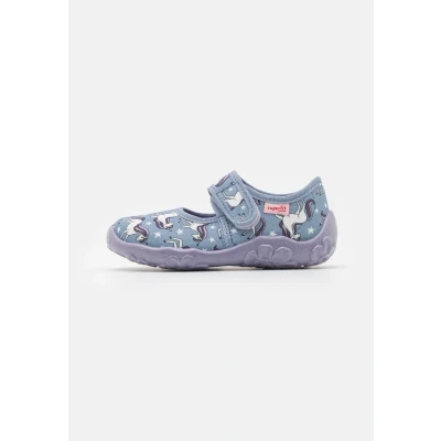 Image of Superfit Bonny Slippers for kids, Size: 1, Blau/mehrfarbig Textile