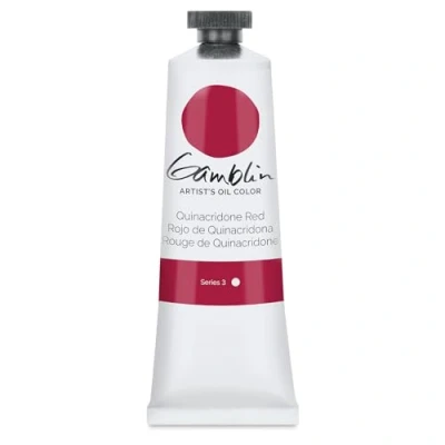 Image of Gamblin : Artist Oil Paint 37ml Quinacridone Red