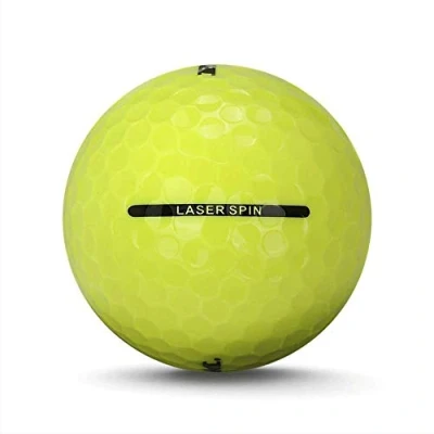 Image of Ram Golf Laser Spin Balls Incredible Value (Yellow, 3 Pack / 36 Balls)