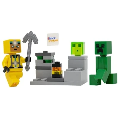 Image of LEGO Minecraft: Cave Explorer, Creeper and Slime Combo Pack 6+