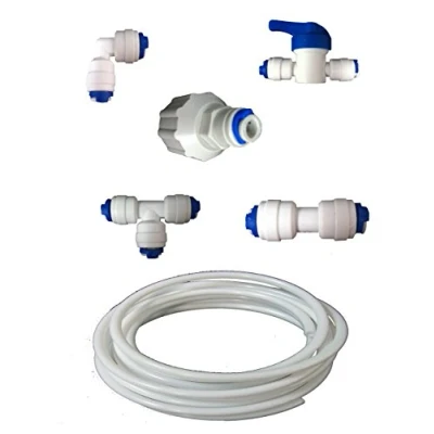 Image of Fridge Filter Plumbing Kit/Hose Connection Kit for American Style Freezers, fits LG, Samsung, Bosch, Daewoo, GE + all with 1/4&quot; lldpe water pipe